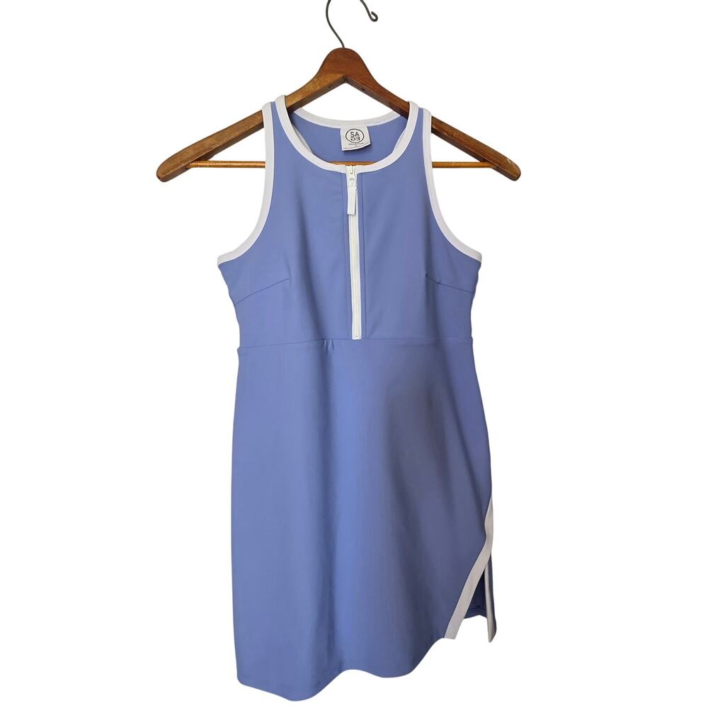 SAGE Athleisure Tennis/Golf Sleeveless Light Purple/ White Skort Dress Size M